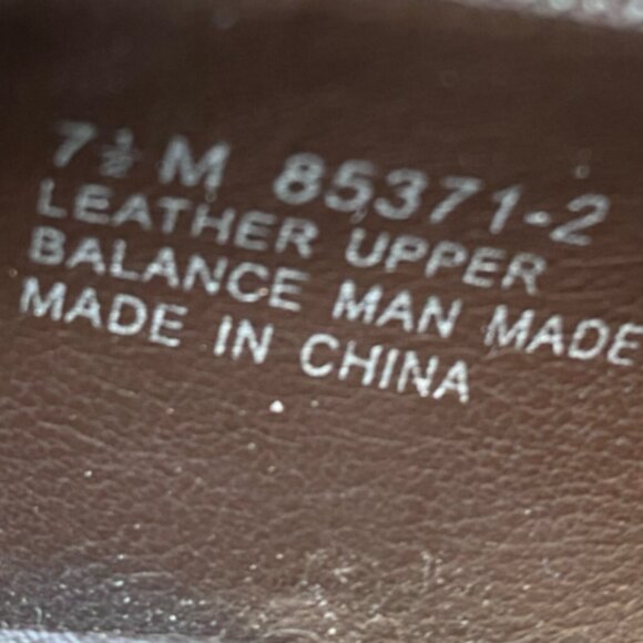 Aerosoles What's What Square Toe Pumps 7-1/2M Brown Leather #337K - Picture 9 of 9